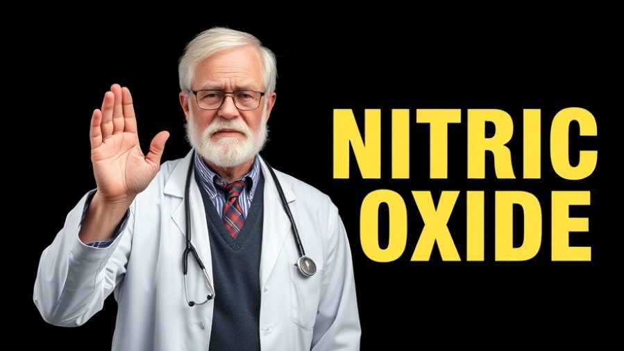 Doctor sharing brain health tips in vibrant style, emphasizing nitric oxide for mental sharpness in aging.