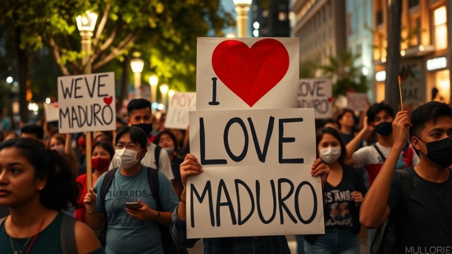 Vibrant protest for teachers unions activism, with colorful signs at night.