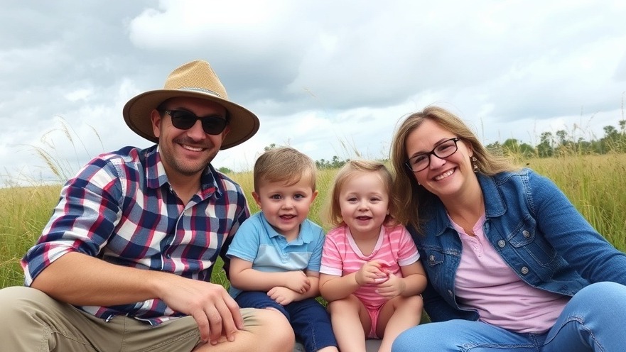 Family enjoying outdoors on a cloudy day, reflecting dallas news today.
