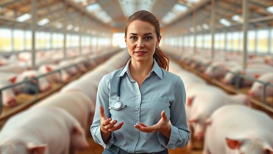 Nutrition tips from a professional female at a pig farm, promoting healthy eating for longevity.