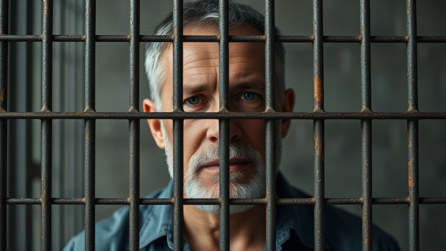 Middle-aged white man in prison related to Texas court cases and public safety.