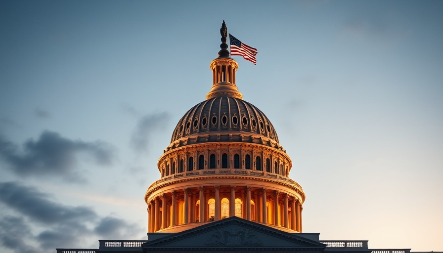 Capitol building at dusk associated with No Surprises Act protections.