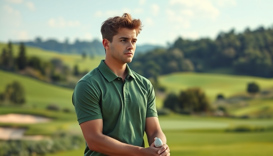 Bronny birthday golf celebration on lush golf course.