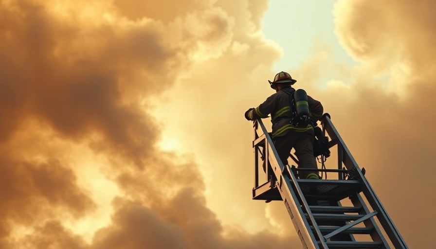 Spring Branch Fire at abandoned apartments, firefighters battling smoke.