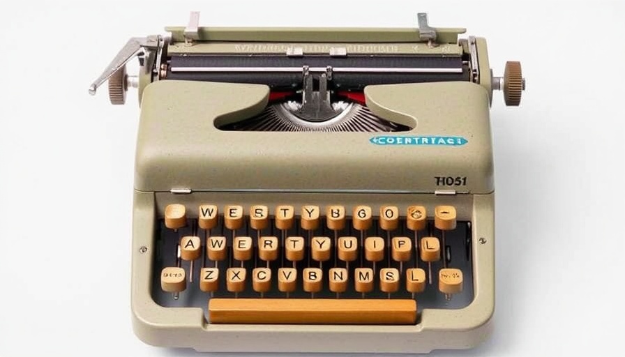Typewriter reveals unexpected genius | Brief letters