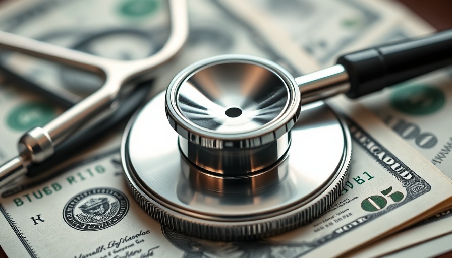 Stethoscope on dollar bills symbolizing digital health funding.