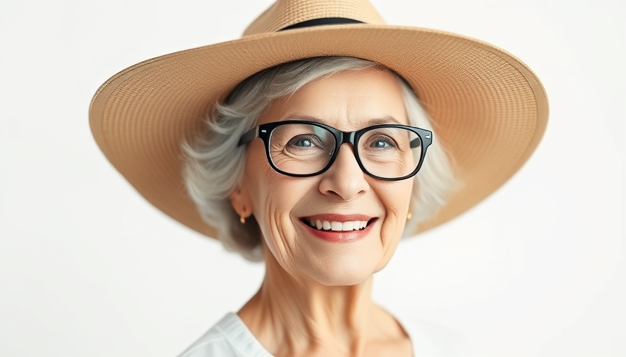 Elegant woman smiling warmly, reflecting Diane Keaton legacy.