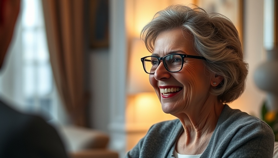 Diane Keaton Legacy: Woman with glasses in cozy interior.