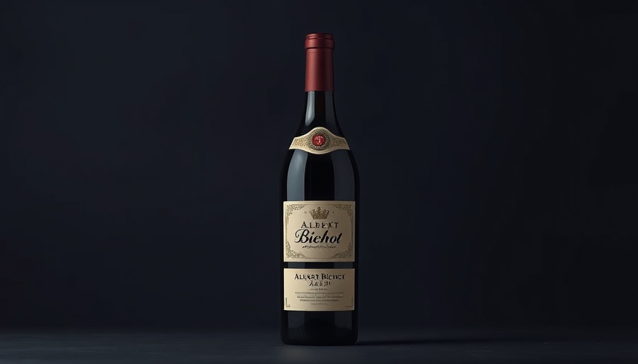 Albert Bichot 2022 Mercurey Premier Cru wine bottle with detailed label.