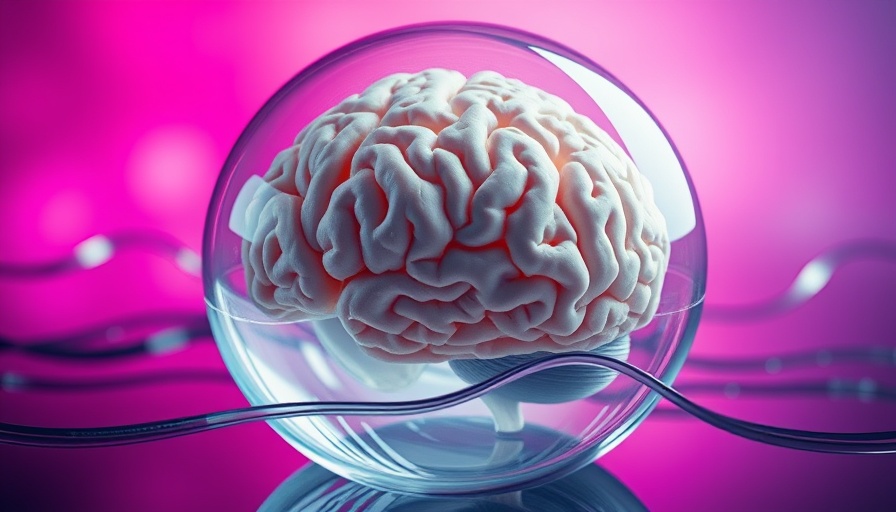 Abstract brain encased in glass waves on a purple background, representing therapy didn't work.