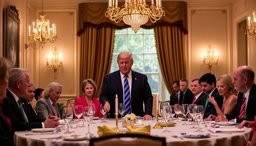 Trump Hosts Dinner for Wealthy Donors to White House Ballroom