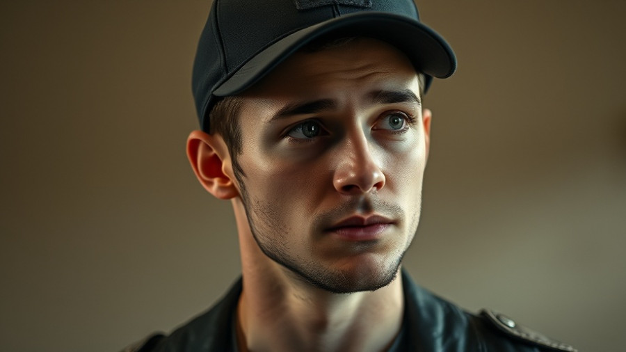Thoughtful young man in a cap for Springsteen Deliver Me From Nowhere.