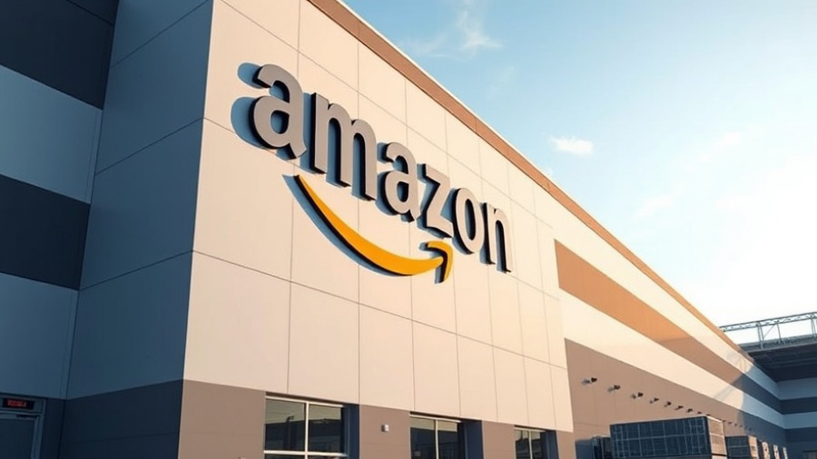 Amazon warehouse exterior featured in San Antonio business news.