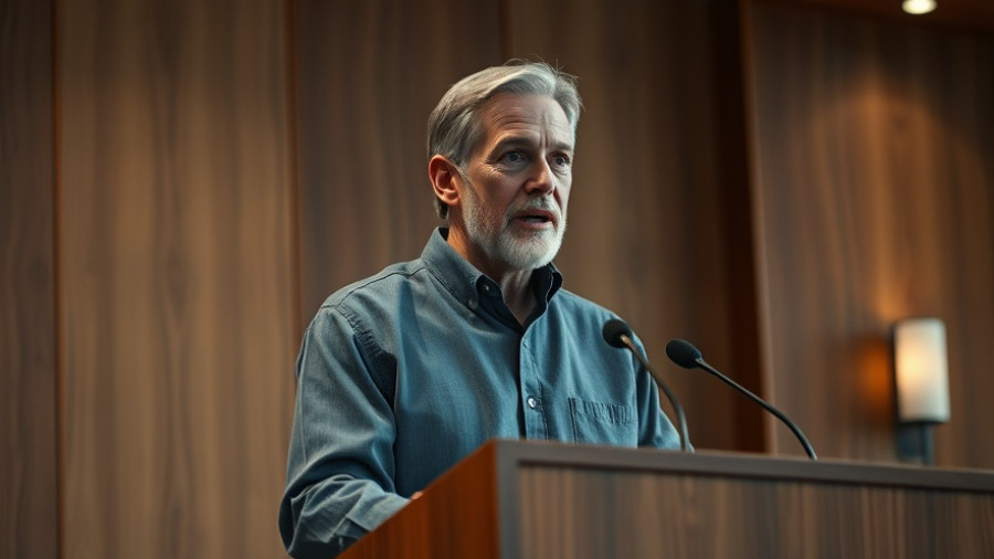 Speaker discusses North Carolina rural job creation grants at podium.