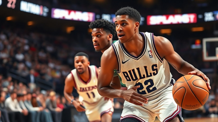 NBA players displaying dynamic moves during a competitive game.