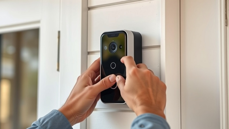 Community installs video doorbell for Ring Flock safety.