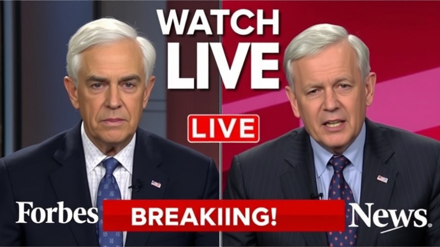 U.S.-Australia relations feature image with two leaders in a live broadcast.