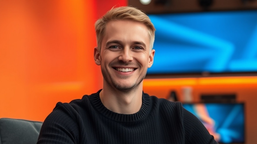 Smiling man on studio set discussing Nobody Wants This Season 2.