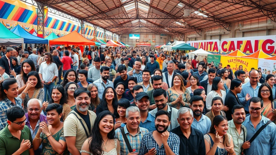 People enjoying diverse free events in Houston.