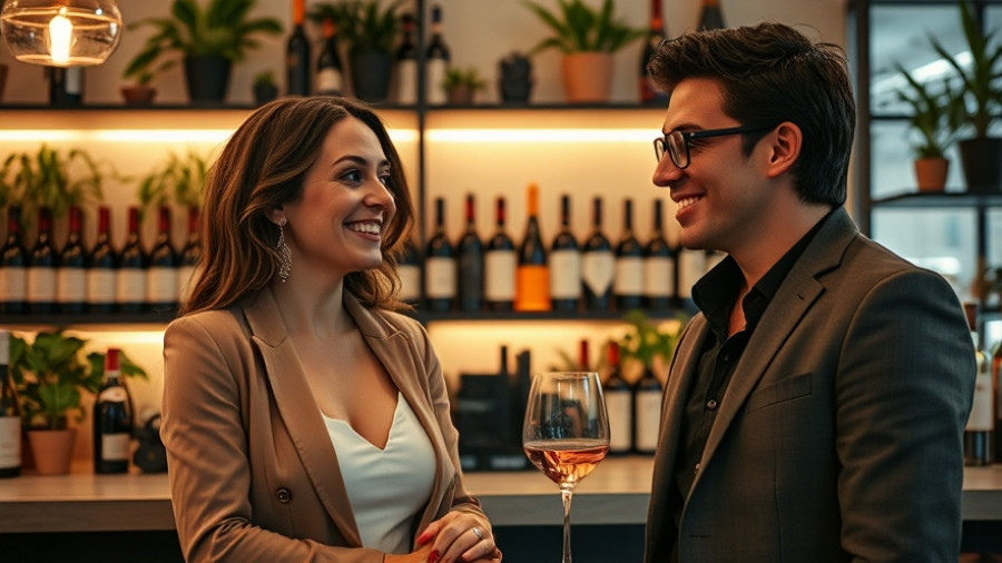 Stylish plant shop and wine bar setting in Austin, friendly ambiance.