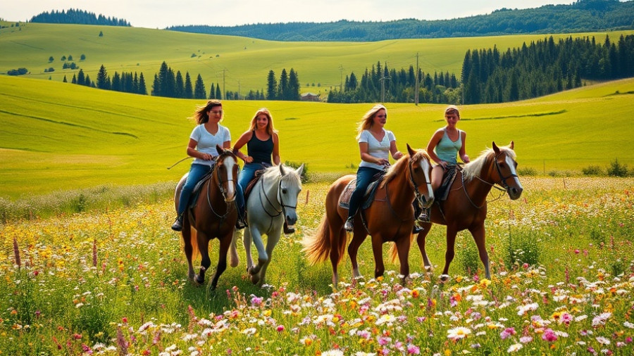 Horseback riders enjoying free admission to state parks near San Antonio.