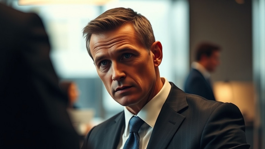 Aiden Turner considering, in office setting, related to ABC's High Potential.