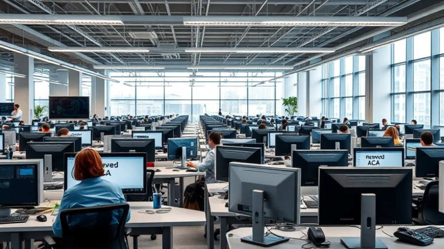 Office setup for ACA navigation amid Texas ACA navigator funding cuts.