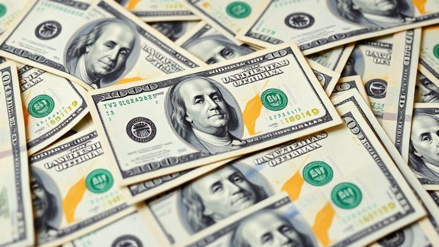 Close-up of US hundred-dollar bills illustrating US national debt surpasses $38 trillion.