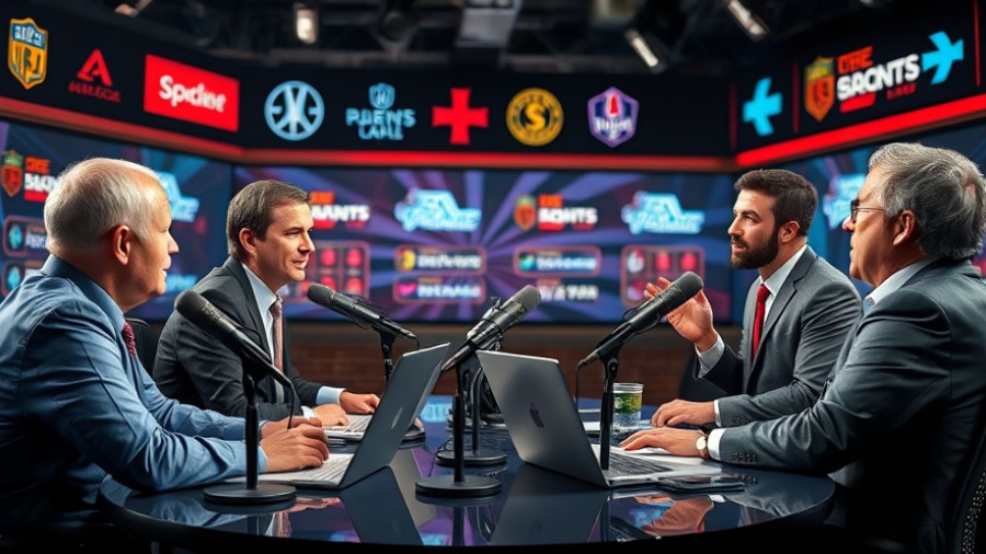 Dallas Cowboys 2025 analysts in studio discussion.