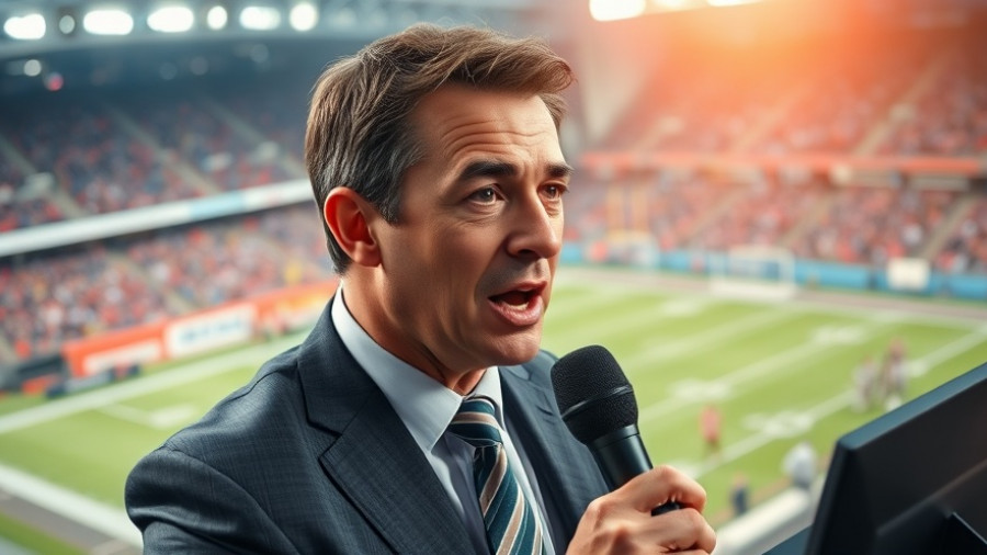 Dallas Cowboys 2025 season commentator on the field.