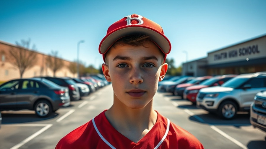 Young athlete at Stillwater High School parking lot, youthful offender sentencing context.