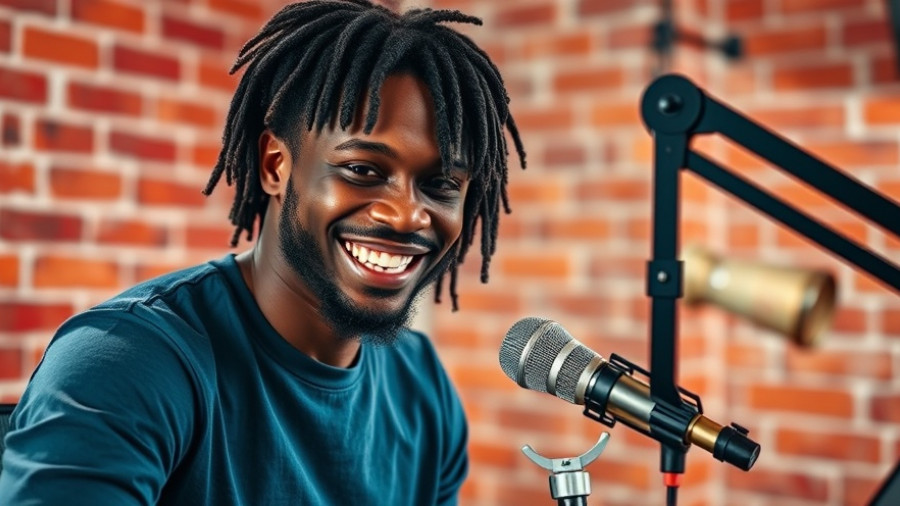 MJ Stewart candidly discussing NFL challenges in podcast studio.