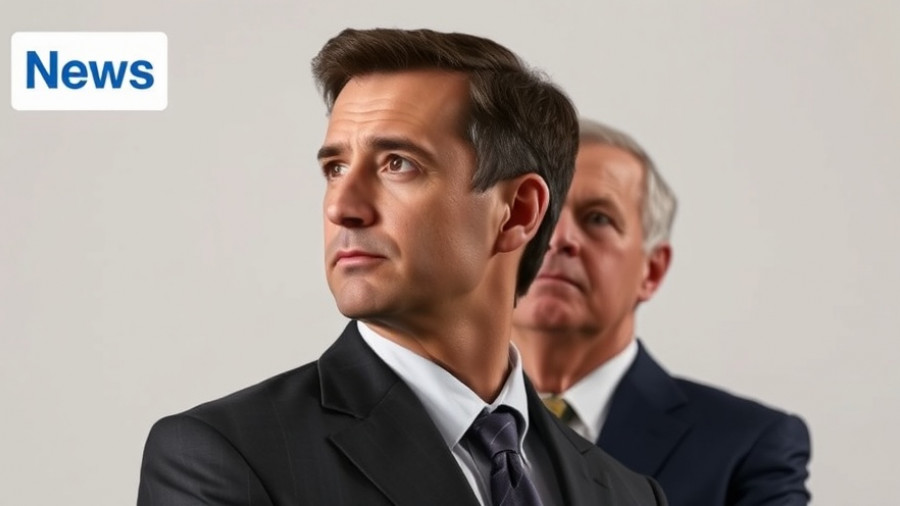 Serious men in business attire, national political news