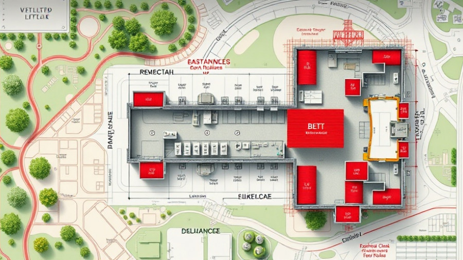 Barton Springs Bathhouse renovation plan with construction areas labeled.