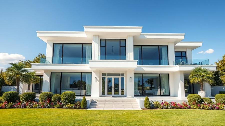 Luxury spec home in Frisco with modern architecture