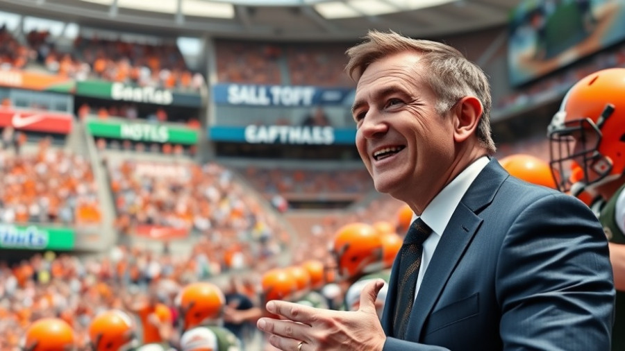 Fans were loving it as the sports commentator energized the crowd.