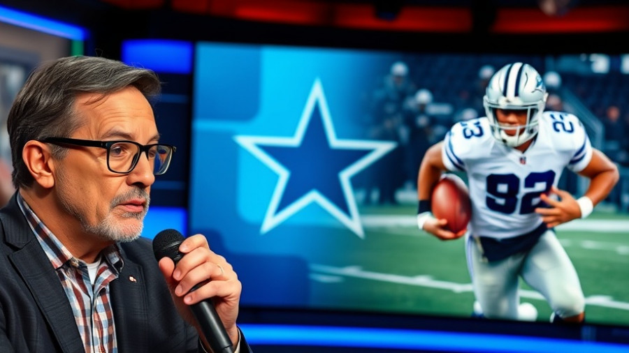 Dallas Cowboys player running and commentary setup for Cowboys vs Broncos predictions.