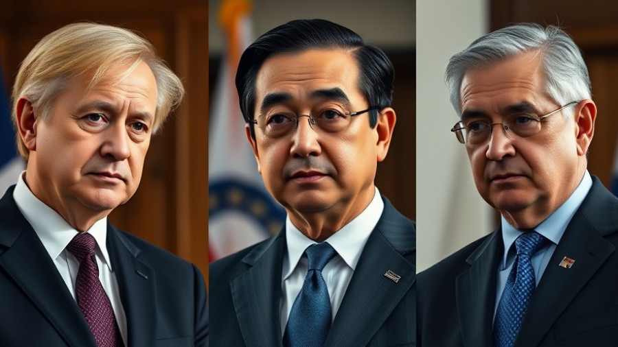 World leaders in diplomatic discussion, highlighting U.S.-China relations on Russian oil.