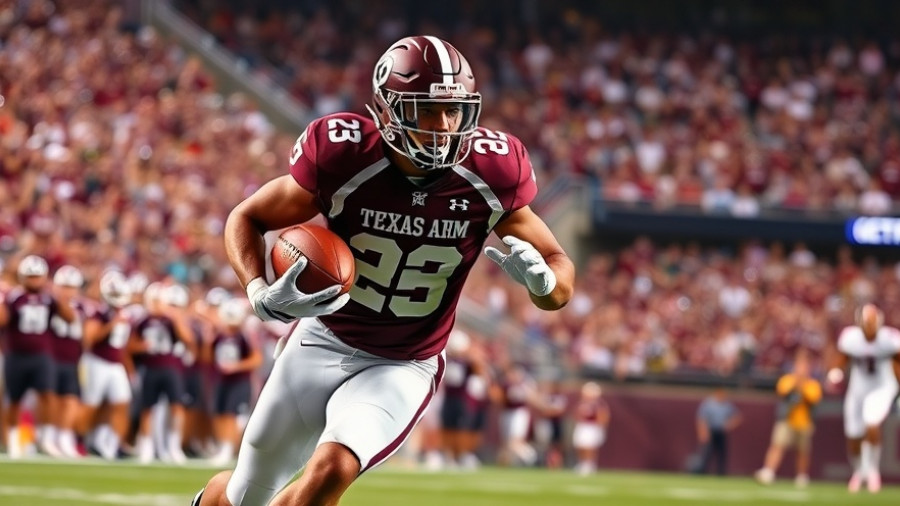 Texas A&M Football Victory image showcasing athlete action.