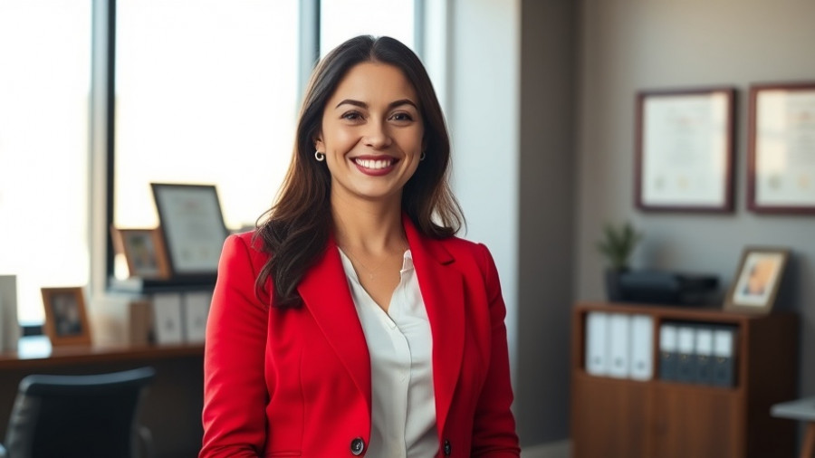 Professional woman in an office, relevant to Texas dementia research funding.