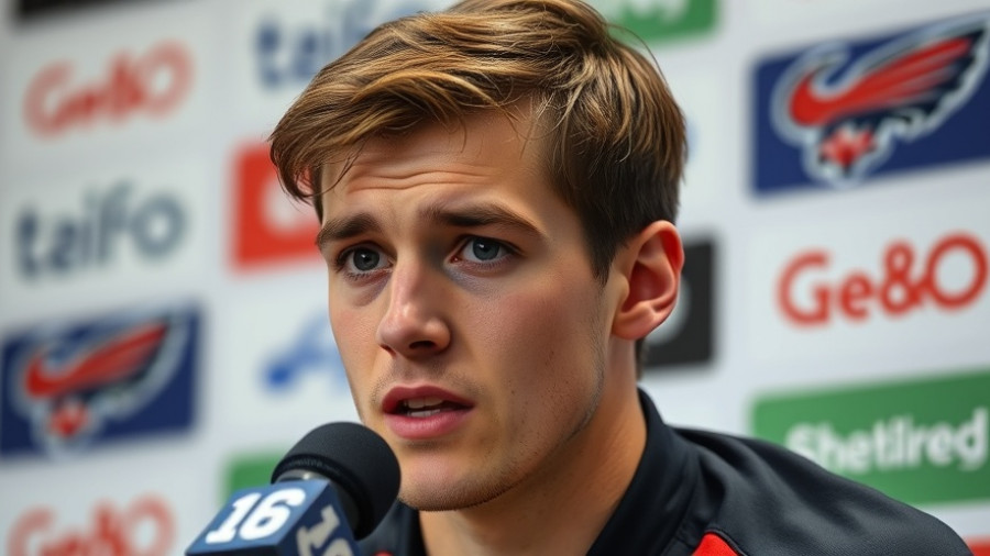 Austin Reaves, damp hair, microphone, sports backdrop.