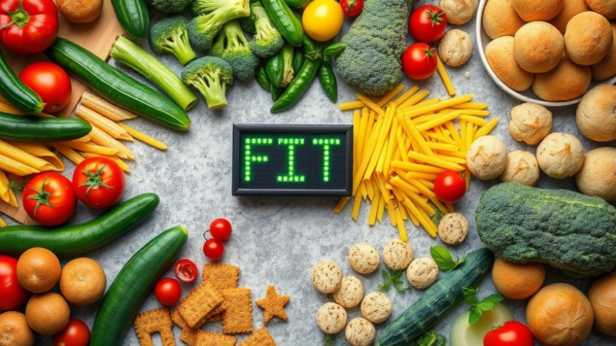 THIEF Foods vs SAINT Foods comparison with fit and fat sign.