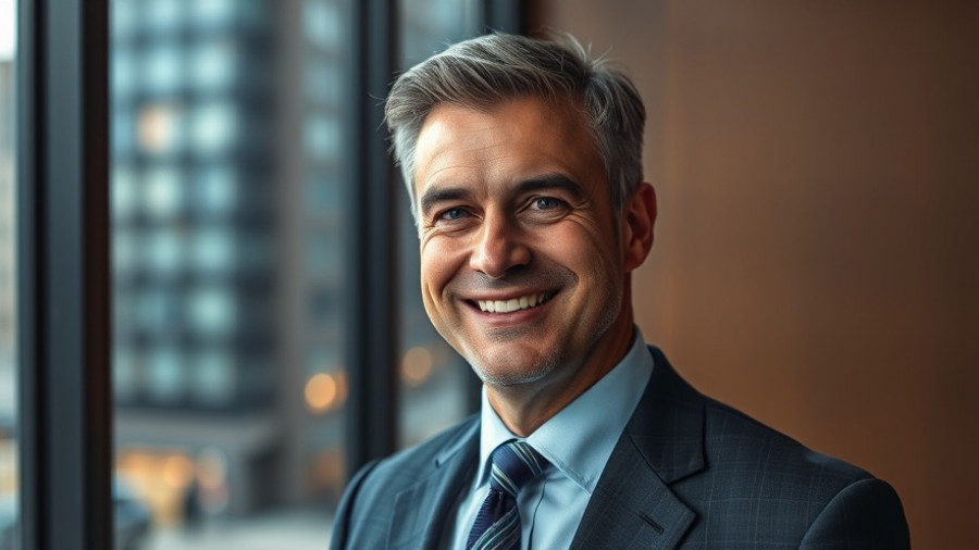 Middle-aged man in suit for Huntington Bank Acquisition context.