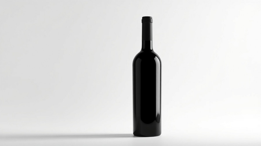 Anaba Wines La Colline Proprietary Red wine bottle on white background.