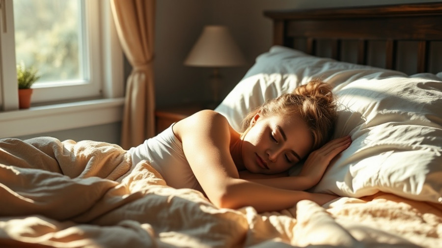 Daylight saving time effects on sleep: woman resting in sunlight.
