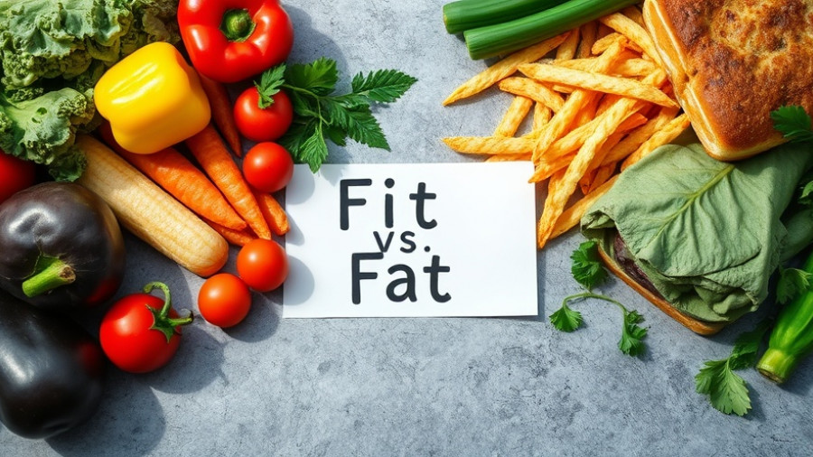 Vibrant fresh produce and fast food illustrating health and wellness contrast.