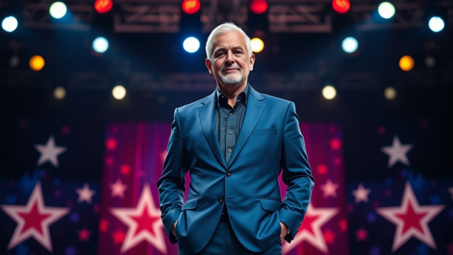 Ted Cruz smiling on stage during Senate Run 2030 event.