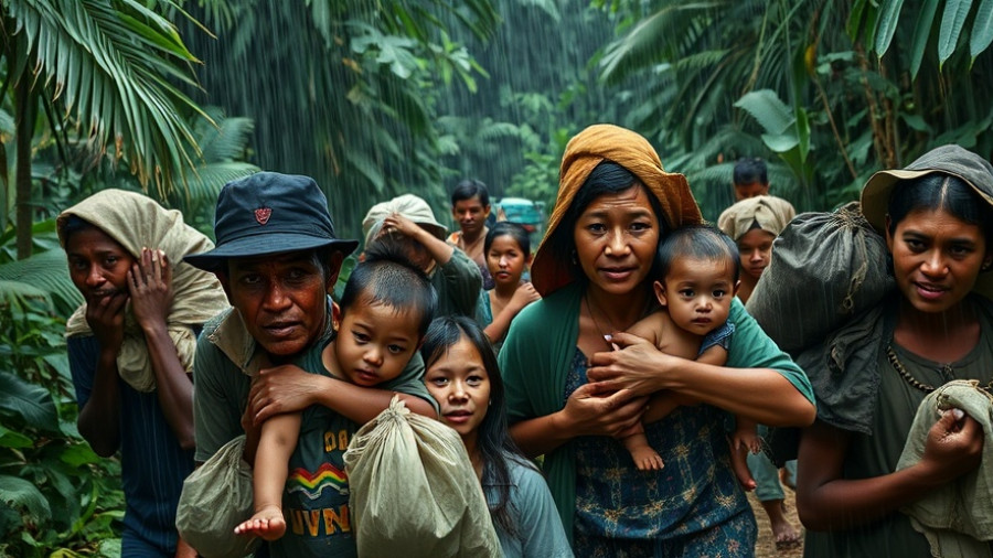 Hurricane Melissa impact on Jamaica: people braving storm elements