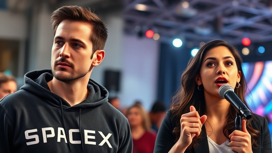 Naomi Seibt asylum case discussion at event.