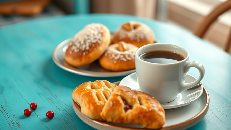 Michelin Guide Texas 2025 gourmet cafe scene with pastries and coffee